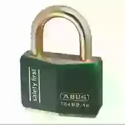 T84 Series 40mm Brass Shackle Rustproof Padlock Green (Keyed Alike)